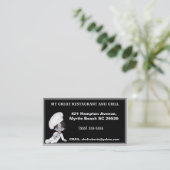 Chef-Visitekaartje Visitekaartje (Staand voorkant)