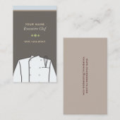 Chef-Visitekaartje Visitekaartje (Voorkant / Achterkant)