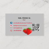 Chef-Visitekaartje Visitekaartje (Achterkant)