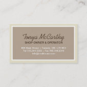  Chef Visitekaartjes (Achterkant)