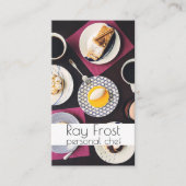 Chef voor persoonlijk gebruik, catering, Visitekaa Visitekaartje (Voorkant)