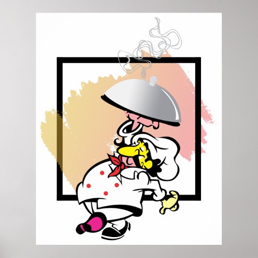 Chef Wall kunst voor keukenrestaurant in keuken-ko Poster (Voorkant)