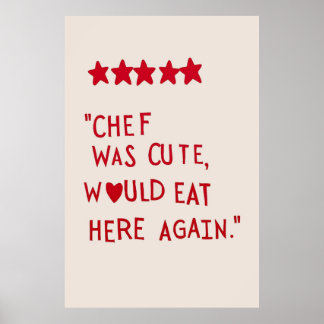Chef was schattig poster