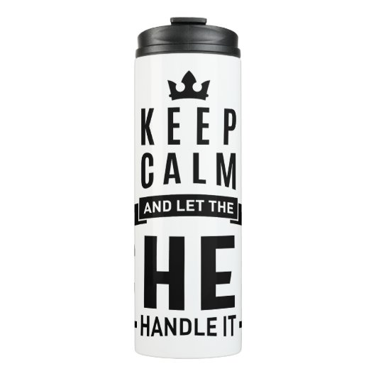 Chef-werk Titel titel Cadeau Thermosbeker (Voorkant)