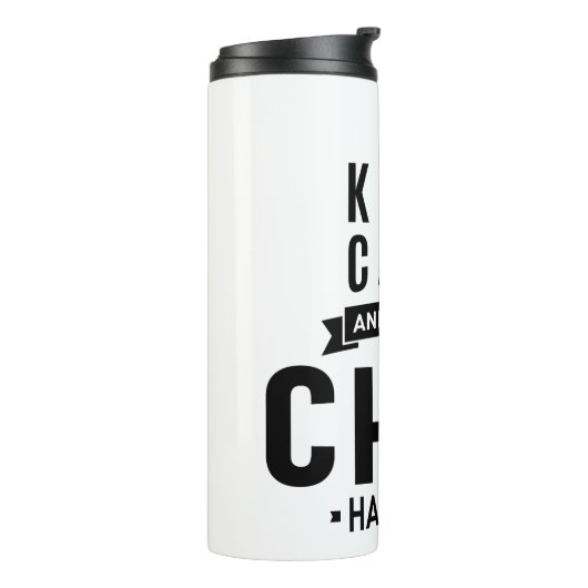 Chef-werk Titel titel Cadeau Thermosbeker (Gedraaid links)