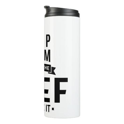 Chef-werk Titel titel Cadeau Thermosbeker (Geroteerd rechts)