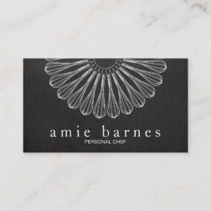Chef Whisk Black Catering Black Visitekaartje