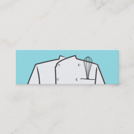 Chef Whisk-Visitekaartje Mini Visitekaartje (Voorkant)