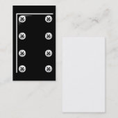 Chef White-knoppen visitekaartje (Voorkant / Achterkant)