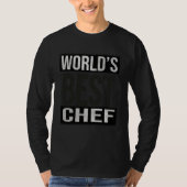 Chef World s Best Chef Merch T-shirt (Voorkant)