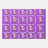 Chef Wrapping Paper Flat Sheet Set van 3 (Voorkant 2)