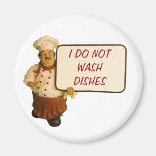 Chef zegt dat ik geen vuilnis heb magneet