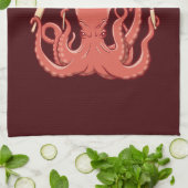 Chefalopod | Octopus Chef Funny Pun Theedoek (Gevouwen)