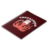 Chefalopod | Octopus Chef Grappige Woordspeling Notitieboek (Linkerzijde)