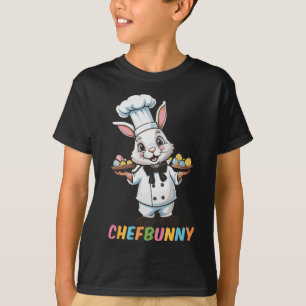 Chefbunny Cook Hare Funny Paasdag Mannen Vrouwen E T-shirt