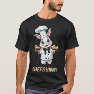 Chefbunny Cook Hare Funny Paasdag Mannen Vrouwen E T-shirt