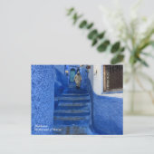 Chefchaouen - de blauwe stad Marokko Briefkaart (Staand voorkant)