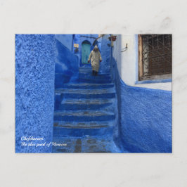Chefchaouen - de blauwe stad Marokko Briefkaart