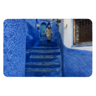 Chefchaouen - de blauwe stad Marokko Magneet