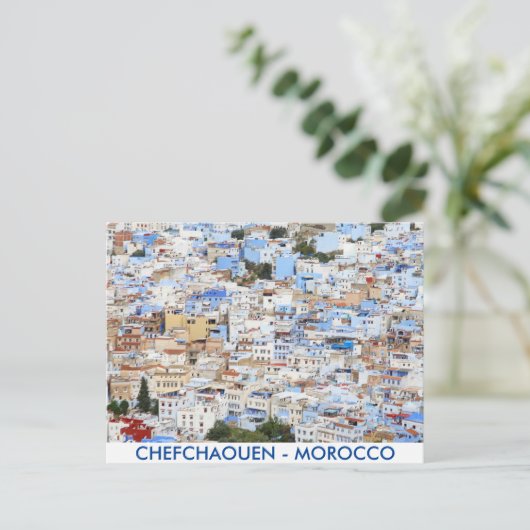 Chefchaouen, Marokko Briefkaart (Staand voorkant)
