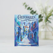 Chefchaouen Marokko Briefkaart (Staand voorkant)