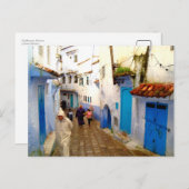 Chefchaouen, Marokko Briefkaart (Voorkant / Achterkant)