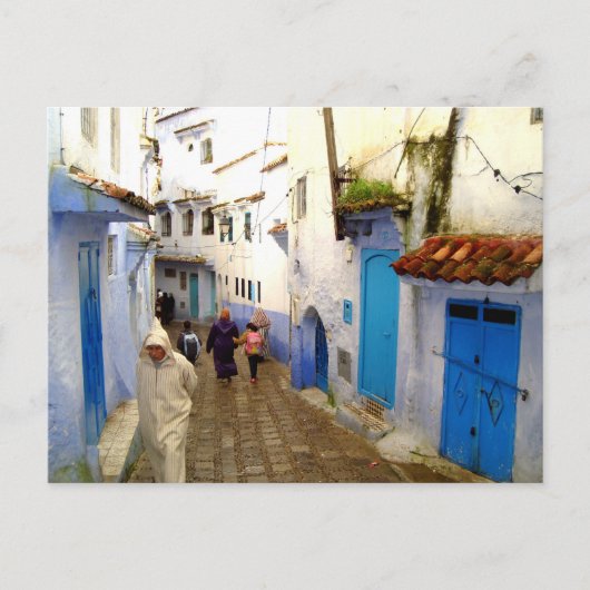 Chefchaouen, Marokko Briefkaart (Voorkant)