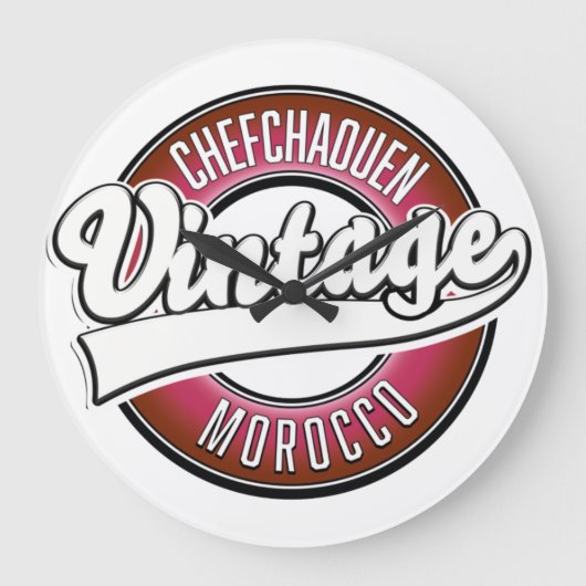 chefchaouen marokko  logo grote klok (Voorkant)