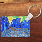 Chefchaouen, Marokko op een sleutelring Sleutelhanger (Voorkant)