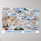 Chefchaouen, Marokko Poster (Voorkant)