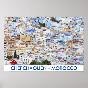 Chefchaouen, Marokko Poster