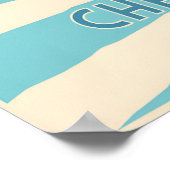 Chefchaouen Marokko Reisposter Poster (Hoek)