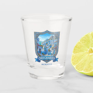 Chefchaouen Marokko Shot Glas