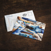 Chefchaouen Marokko Waterverf Briefkaart