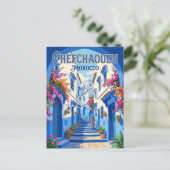 Chefchaouen Medina Marokko Briefkaart (Staand voorkant)