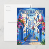 Chefchaouen Medina Marokko Briefkaart (Voorkant / Achterkant)