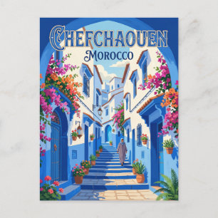 Chefchaouen Medina Marokko Briefkaart