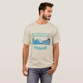 Chefchaouen Quote T-shirt (Voorkant volledig)