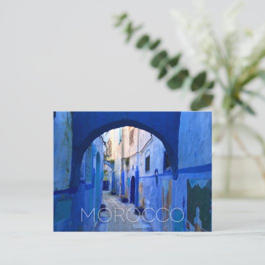 Chefchouen, Marokko Briefkaart (Staand voorkant)