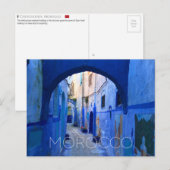 Chefchouen, Marokko Briefkaart (Voorkant / Achterkant)