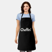 'Cheffin'' Leuke Pretentiel Schort (Gedragen)