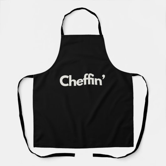 'Cheffin'' Leuke Pretentiel Schort (Voorkant)