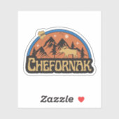 Chefornak, Alaska Sticker (Vel)
