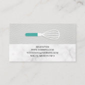 Chefpatroon | Leer | Whisk Visitekaartje (Achterkant)