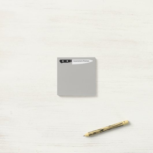 Chef's Carving Knife personaliseren Post-it® Notes (Op bureau)