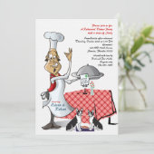 Chef's Choice Rehearsal Dinner Gepersonaliseerd fi Kaart (Staand voorkant)