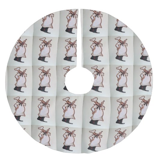 CHEF'S CHRISTMAS TREE SKIRT KERSTBOOM ROK (Voorkant)