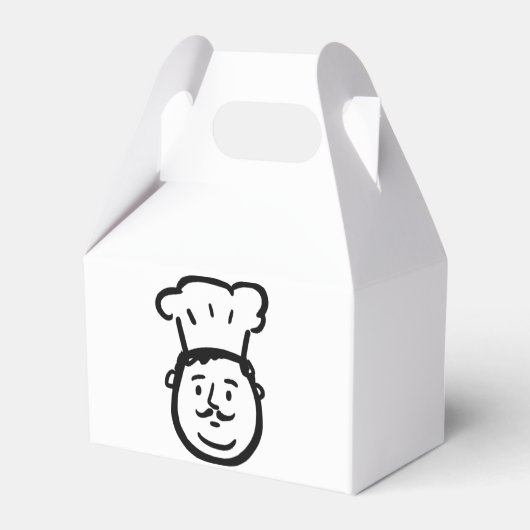 Chef's Delight Favor Box Bedankdoosjes (Achterkant)