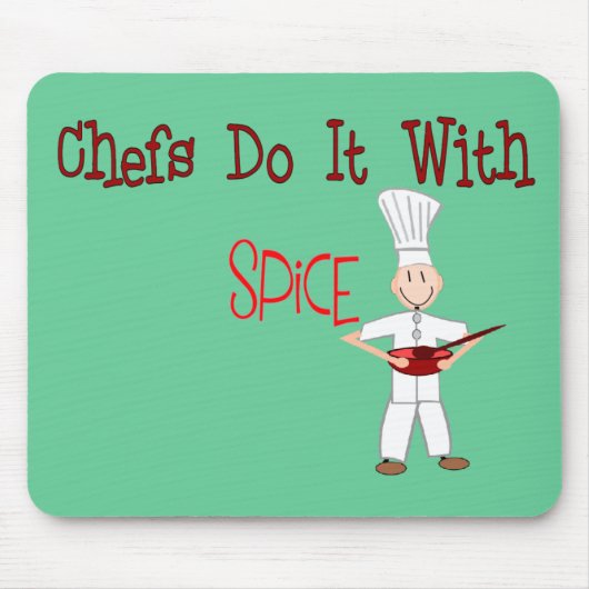 Chefs doen het met specerijen muismat (Voorkant)