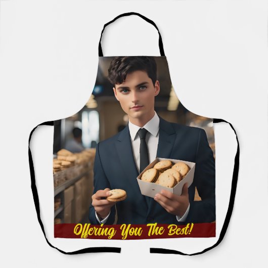 Chef's Elegant Touch Apron Schort (Voorkant)